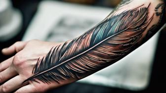 Feder Tattoo Bedeutung: Symbolik, Inspiration und Design-Ideen