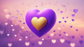 Violettes Herz Bedeutung: Was das lila Emoji über Liebe und Freundschaft verrät